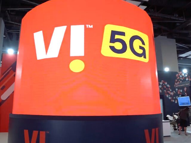 Vodafone-idea Booth at India Mobile Congress