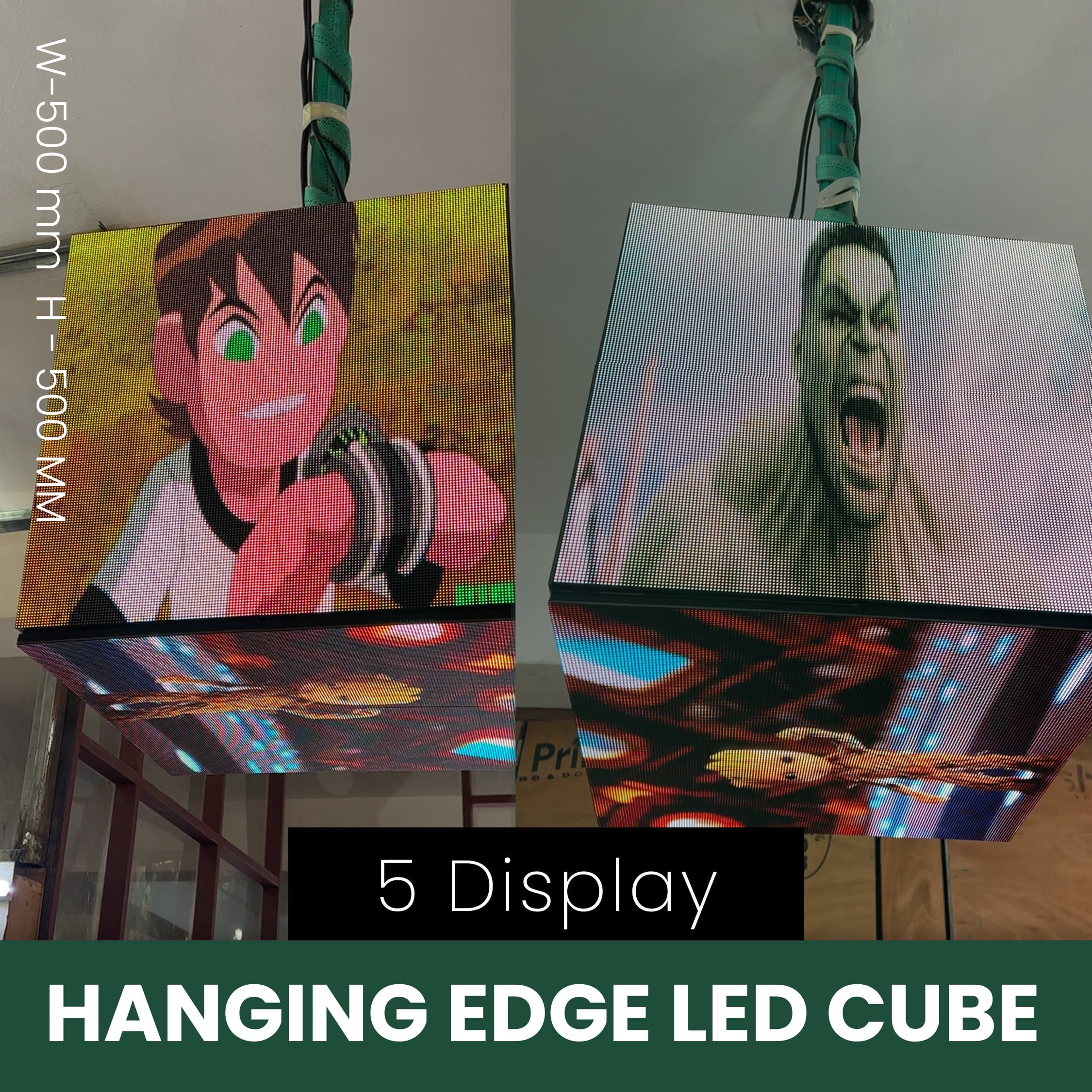 Hanging Edge LED Cube Hanging Edge LED Cube